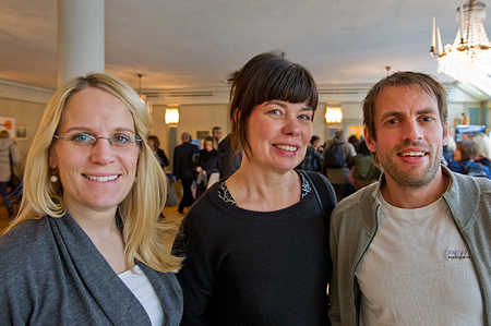 Elin Pehrandel, Katarina Persson Pagels och Anders Norrman. Foto: Anders Löwdin